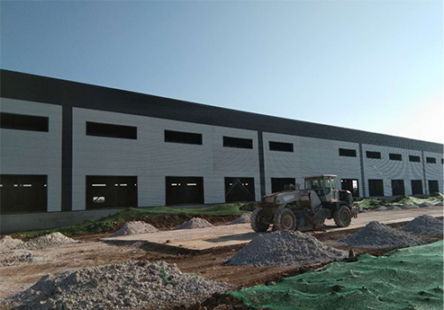 精鋼覆膜瓦客戶案例之河南駐馬店阿波羅肥料廠